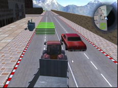 Tractor Driving Garbage collect