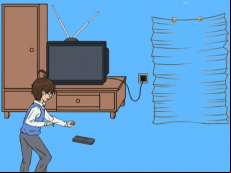 Turn on the TV